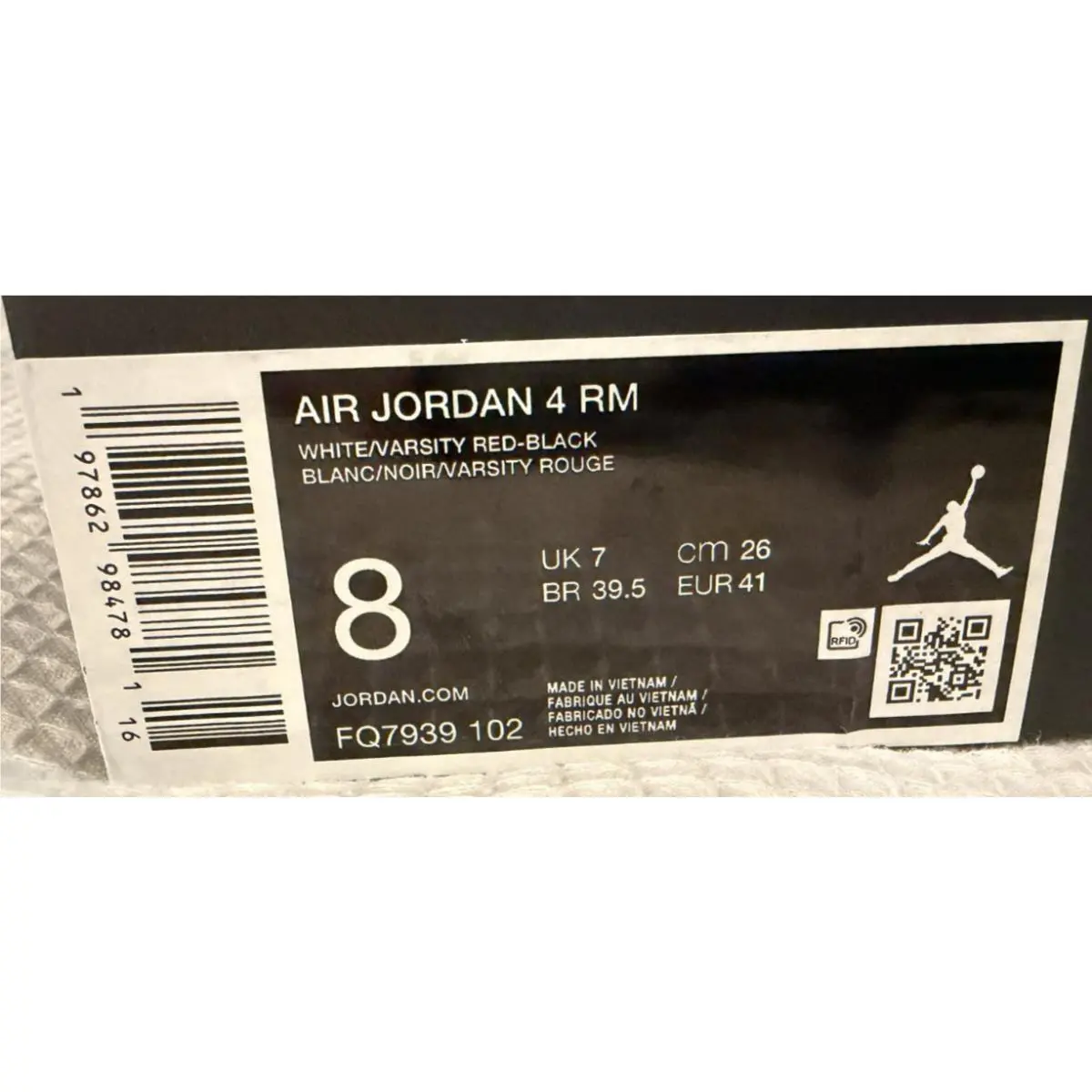 Nike shoes - Air Jordan 4 RM - Air - FQ7939 - White 0
