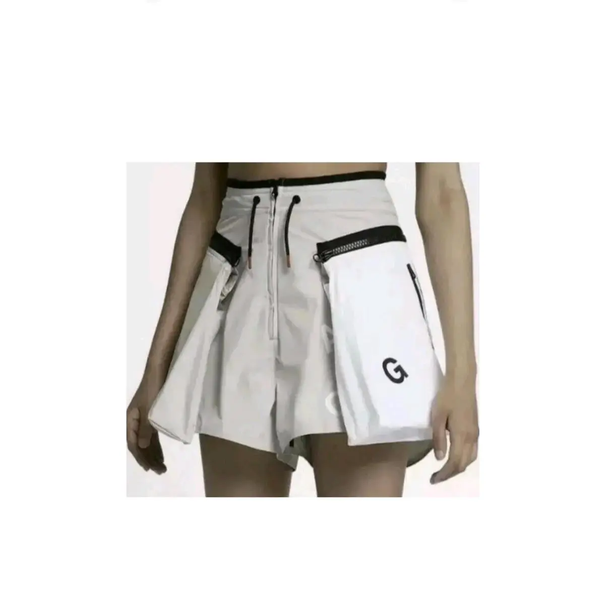 Lab Acg Womens Tech Cargo Shorts S Light Bone Grey AJ0986-092 Errolson Hugh by Nike