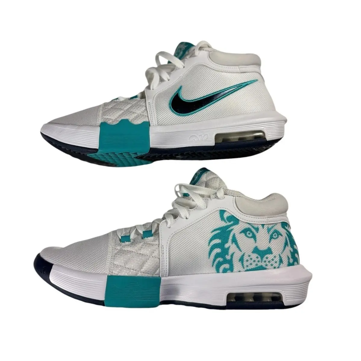 Lebron Witness Viii 8 White Obsidian Dusty Cactus HQ2139-101 Mens 10.5 by Nike