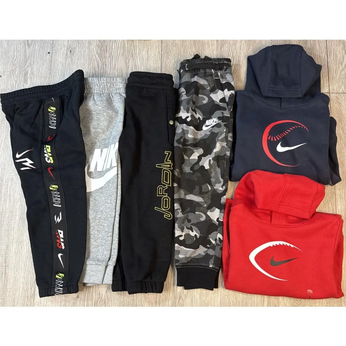 Jordan Lot of 6 Boys Size 4 XS Sweatpants Joggers Hoodies All by Nike