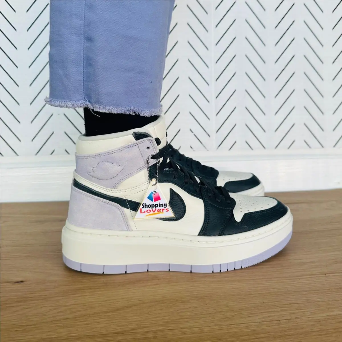 Nike shoes - Air Jordan 1 - Air - DN3253-500 - White, Manufacturer: Titanium/Sail/Dark Smoke Grey (UPC: 196608046547) 8