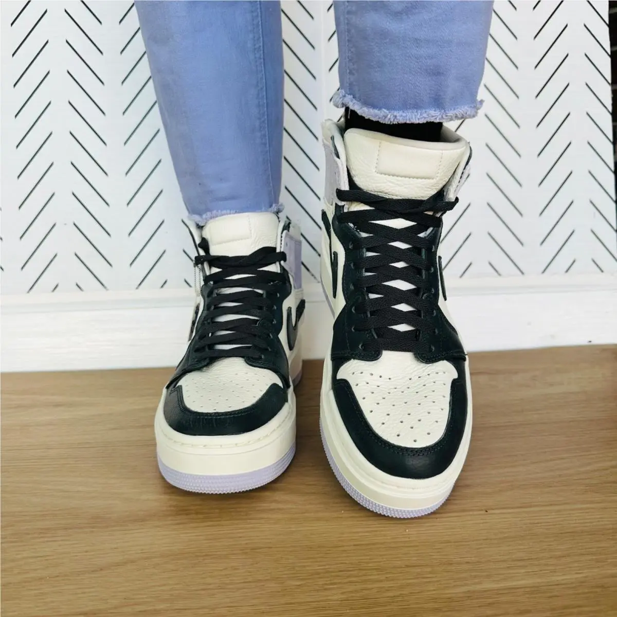 Nike shoes - Air Jordan 1 - Air - DN3253-500 - White, Manufacturer: Titanium/Sail/Dark Smoke Grey (UPC: 196608046547) 2