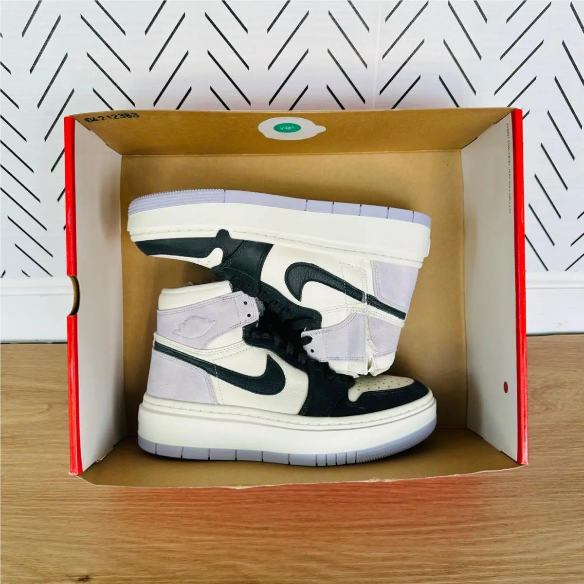 Nike shoes - Air Jordan 1 - Air - DN3253-500 - White, Manufacturer: Titanium/Sail/Dark Smoke Grey (UPC: 196608046547) 5