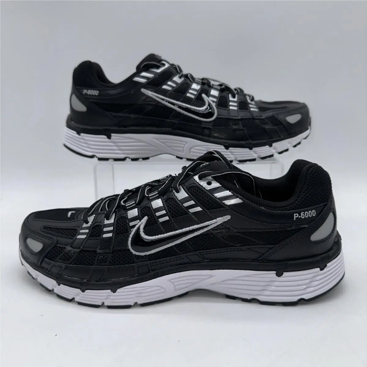 Nike Men`s Size 11.5 P-6000 CD6404 026 Black/white Running Sneaker Sports