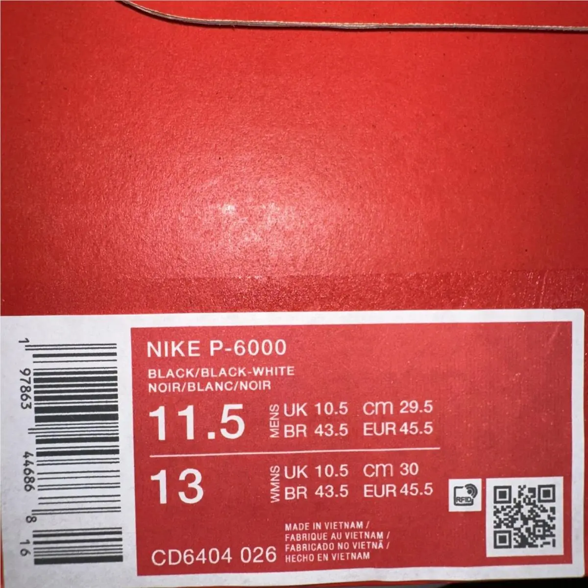 Nike shoes - Nike P-6000 - Black 4