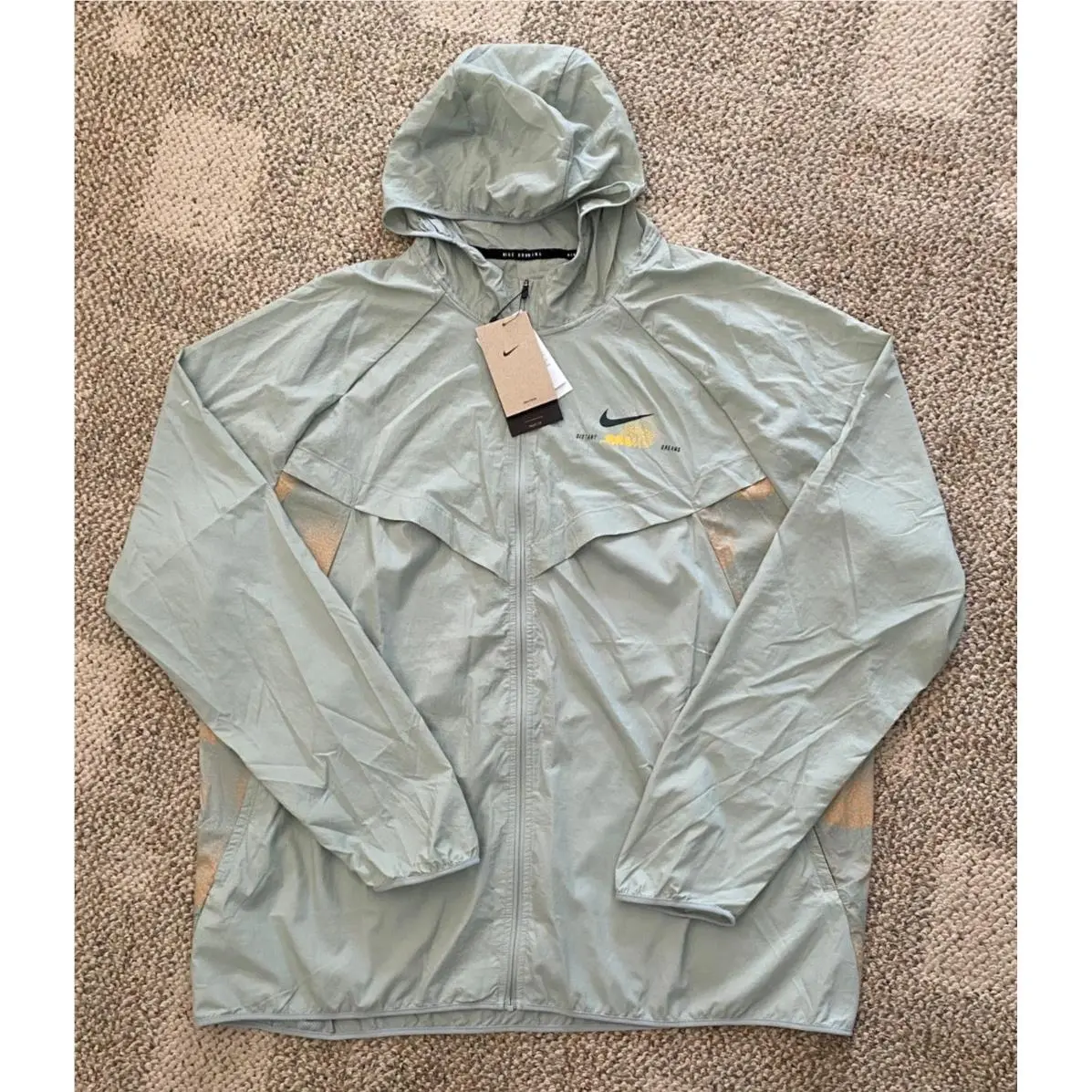 Stride Repel UV Protection Running Jacket IO0538-370 Green Mens XL by Nike