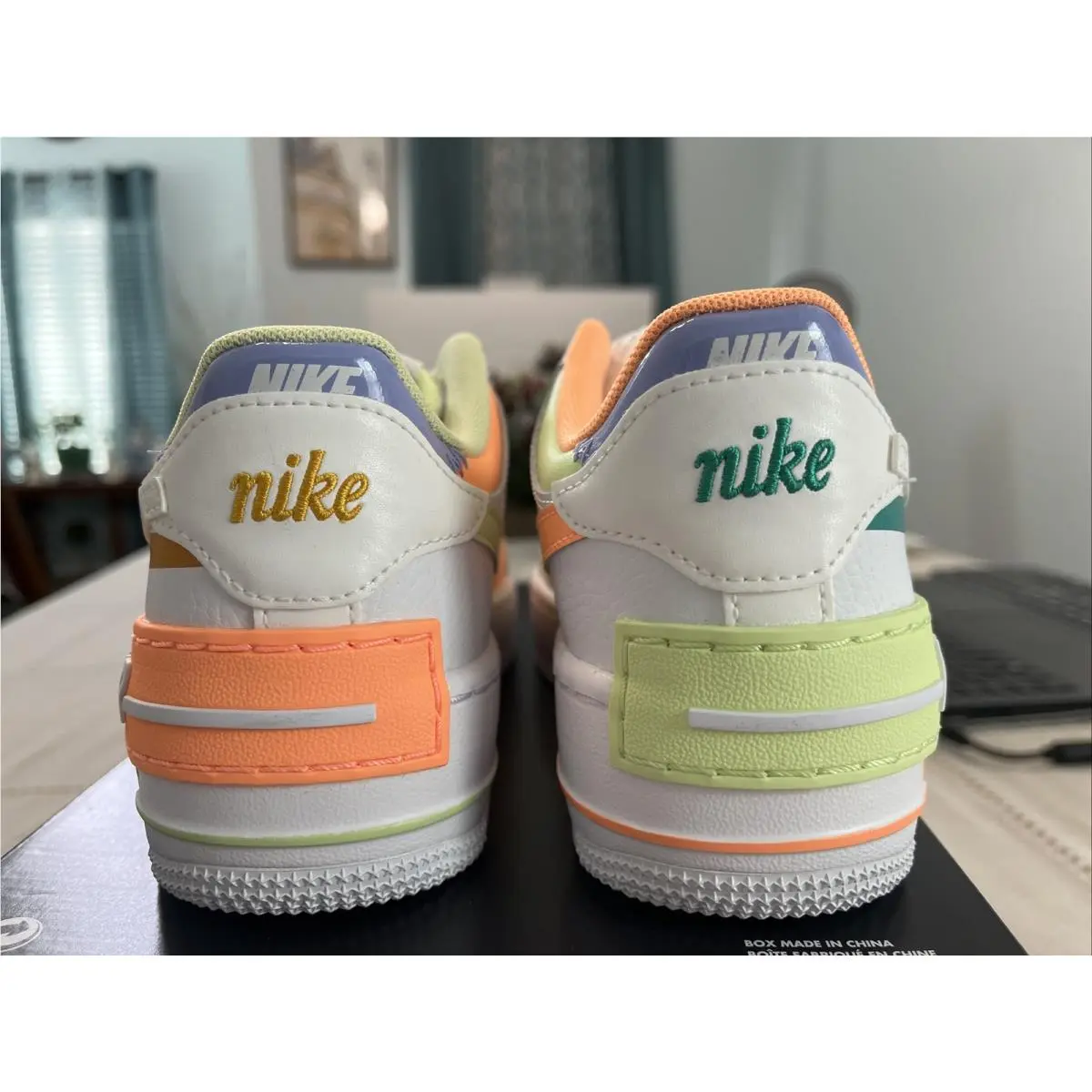 Nike shoes - Nike Air Force 1 Shadow - DX3718-100 - White Peach Cream 8