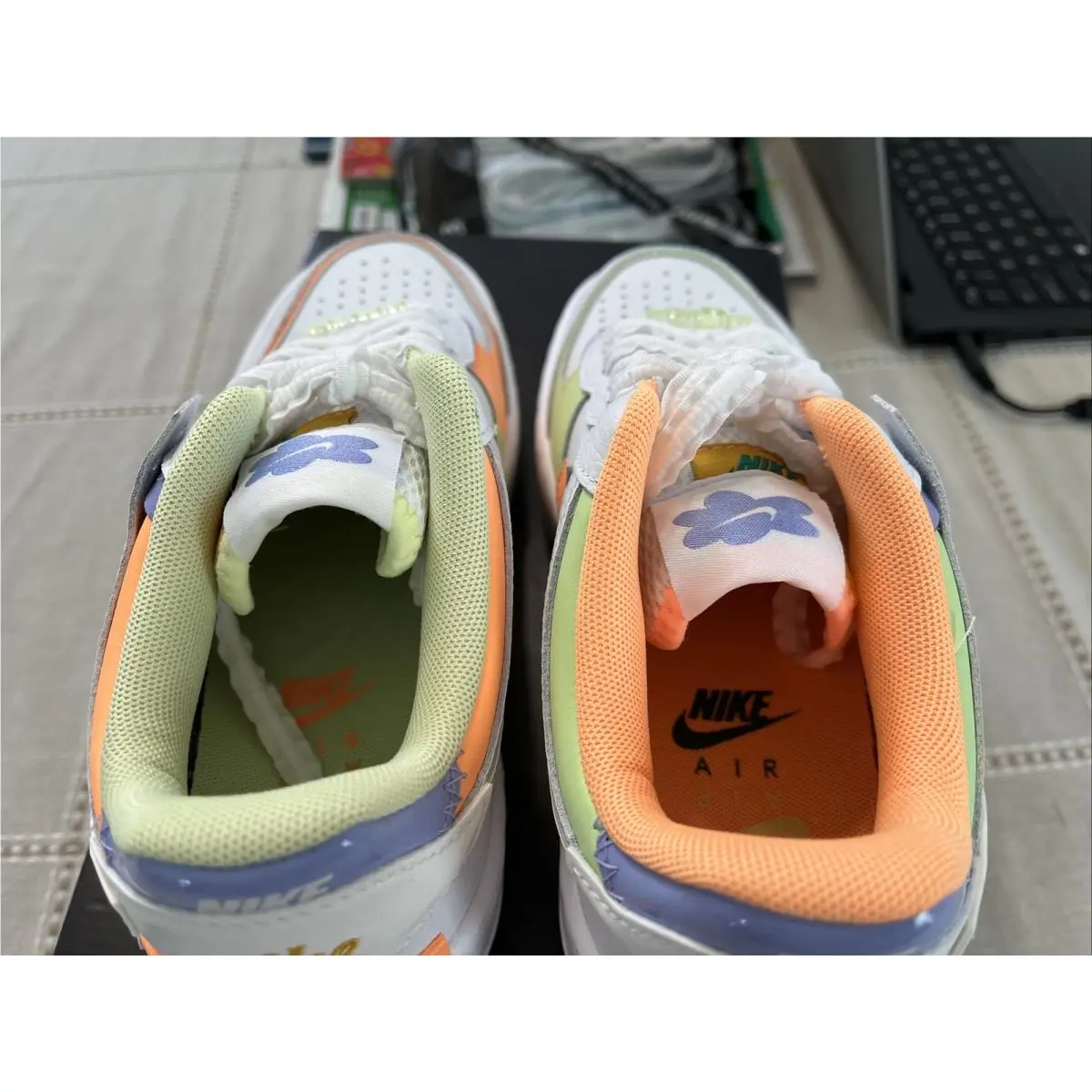 Nike shoes - Nike Air Force 1 Shadow - DX3718-100 - White Peach Cream 9