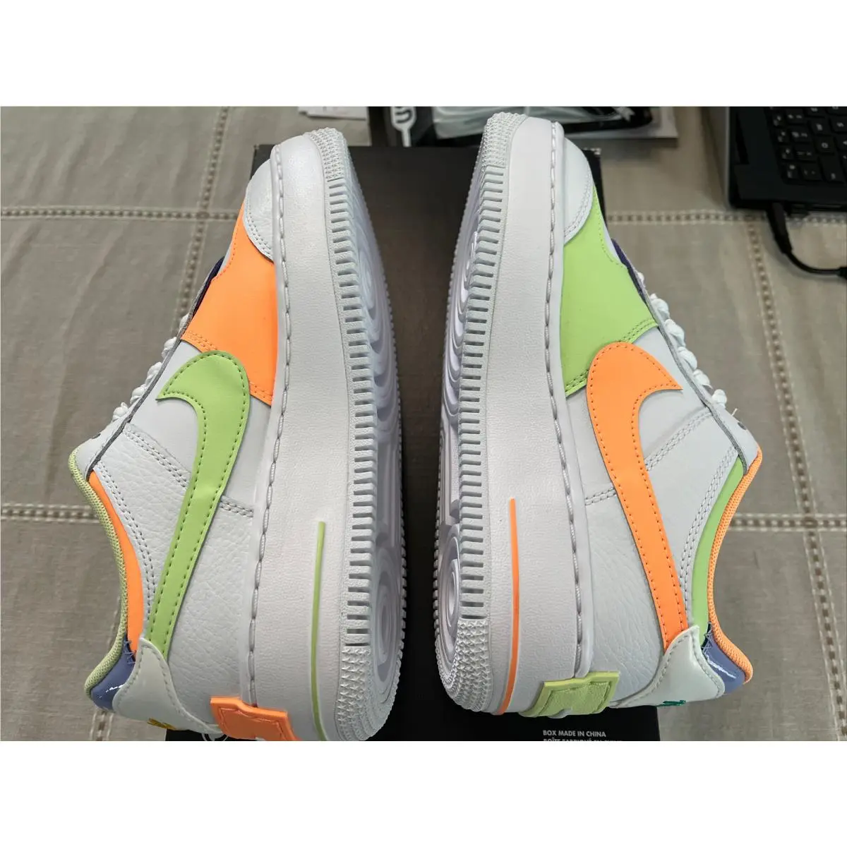 Nike shoes - Nike Air Force 1 Shadow - DX3718-100 - White Peach Cream 11