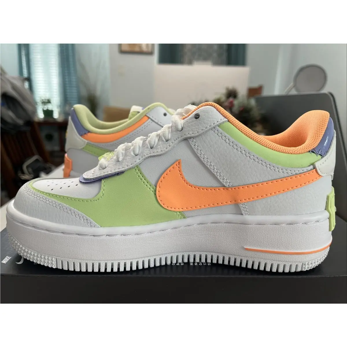 Nike shoes - Nike Air Force 1 Shadow - DX3718-100 - White Peach Cream 0