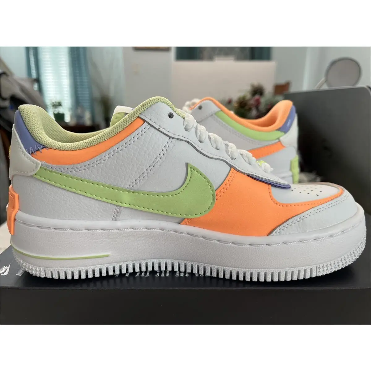 Nike shoes - Nike Air Force 1 Shadow - DX3718-100 - White Peach Cream 1