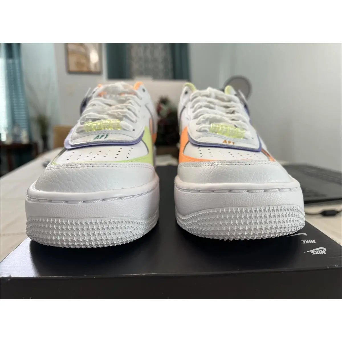 Nike shoes - Nike Air Force 1 Shadow - DX3718-100 - White Peach Cream 4