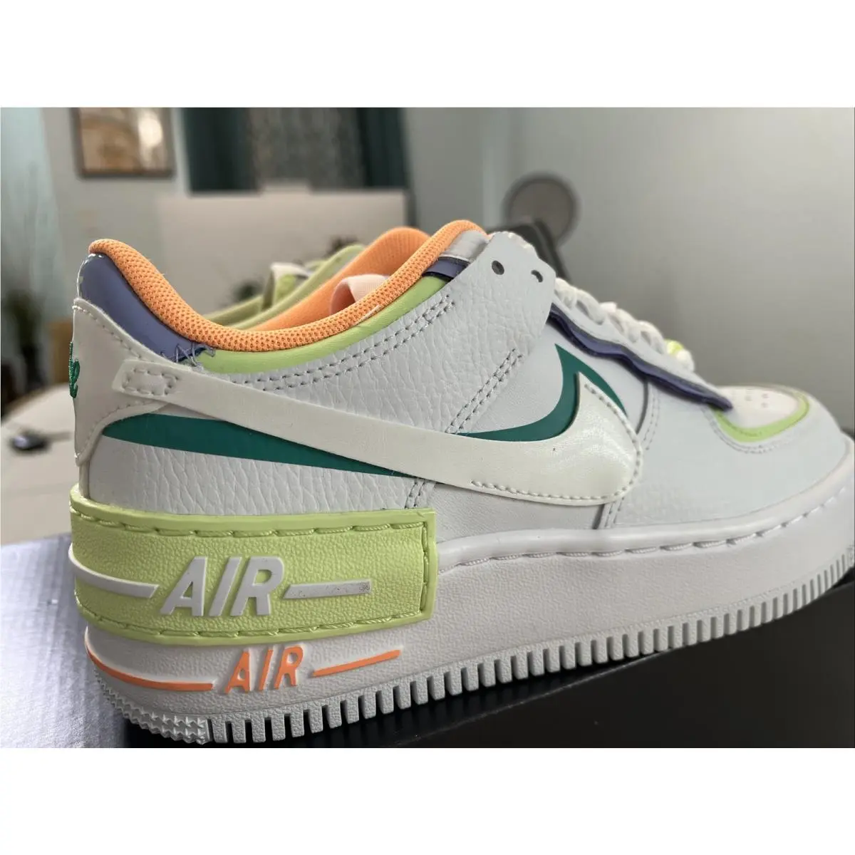 Nike shoes - Nike Air Force 1 Shadow - DX3718-100 - White Peach Cream 7