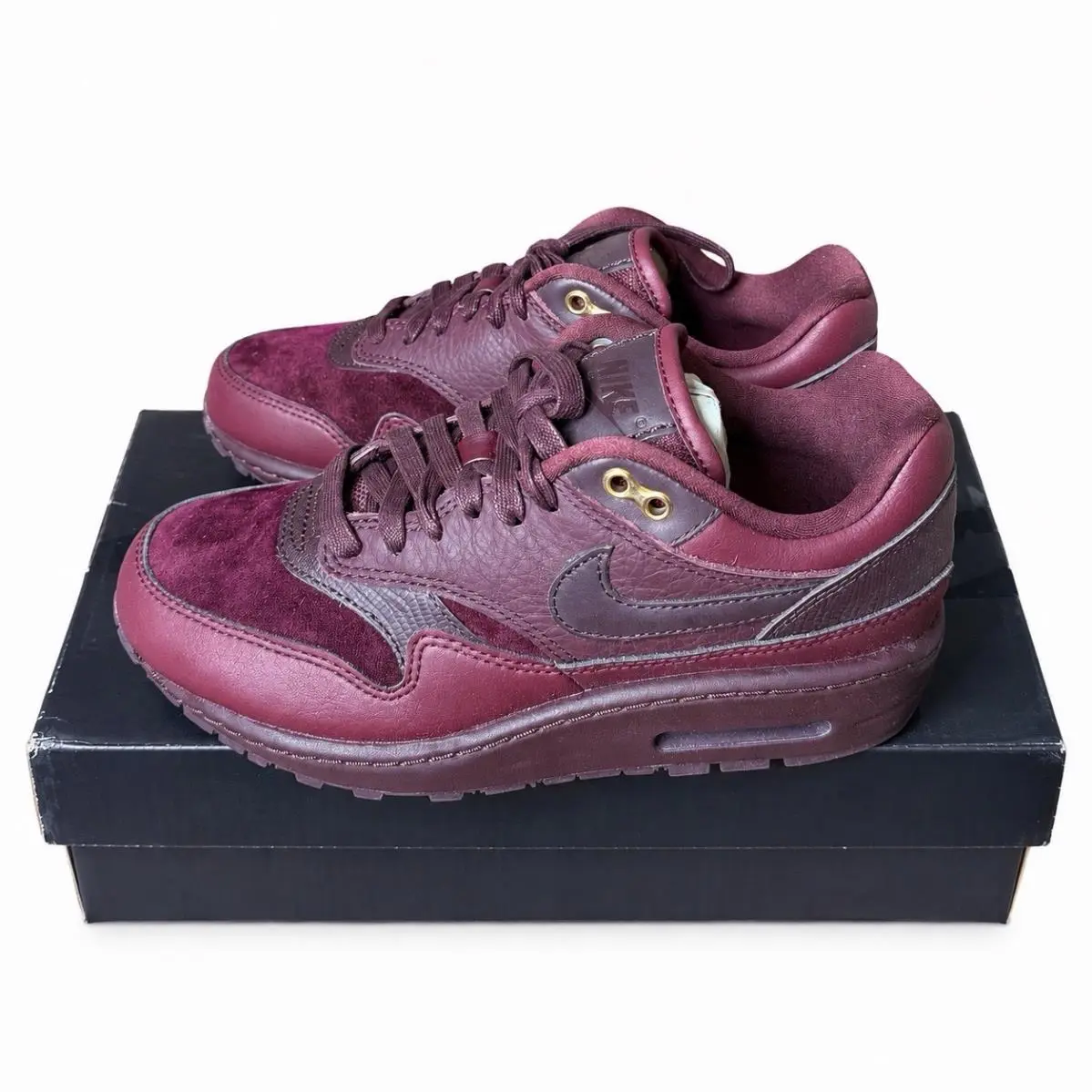 Air Max 1 Burgundy Crush DV3888-600 Women’s Size 6 Sneakers by Nike