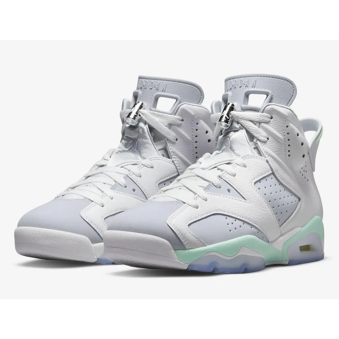 Women`s Air Jordan 6 Mint Foam Sz 8.5 DQ4914-103 Basketball Shoes by Nike