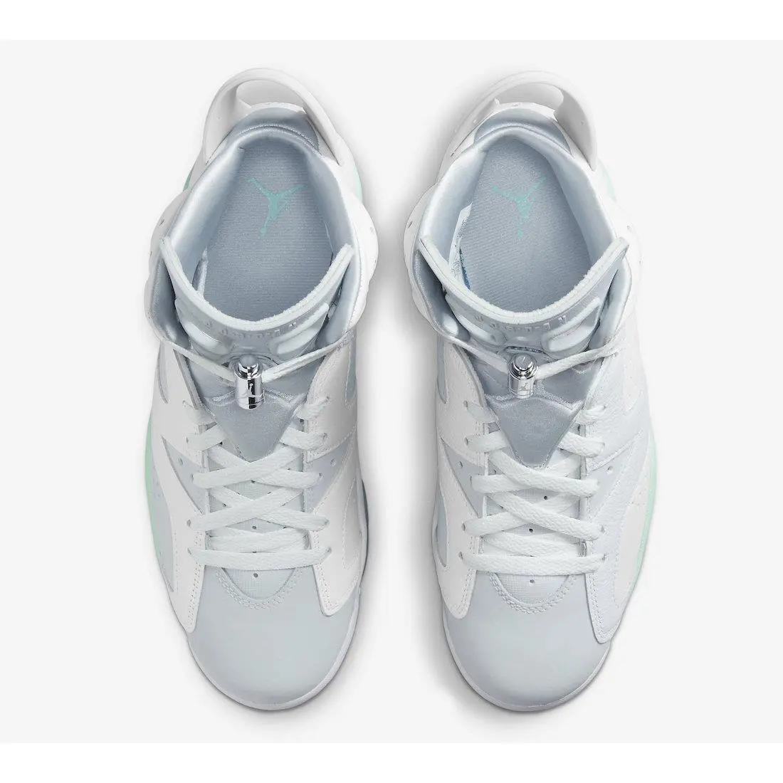Nike shoes - Nike Women`s Air Jordan 6 - White/Grey/Mint 3