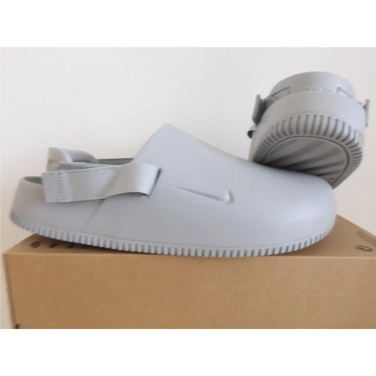 Nike shoes - Nike Calm Slide - Calm Slide - Gray (UPC: 196968984701) 1