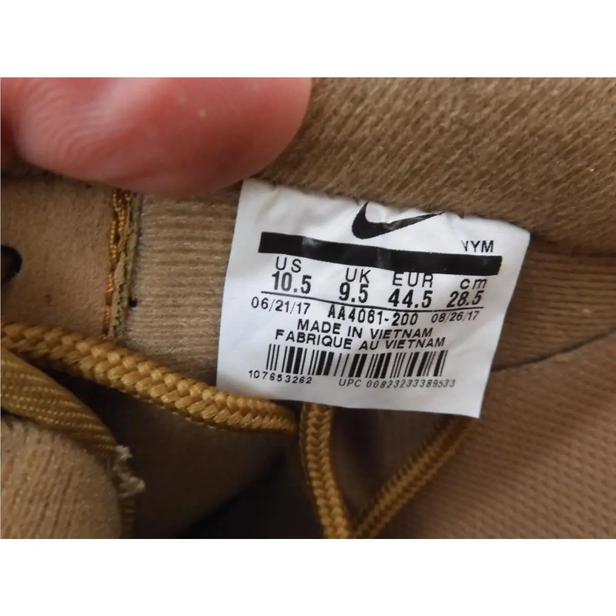 Nike shoes - Nike Air Force 1 `07 - AA4061 200 - Brown (UPC: 823233389533) 6