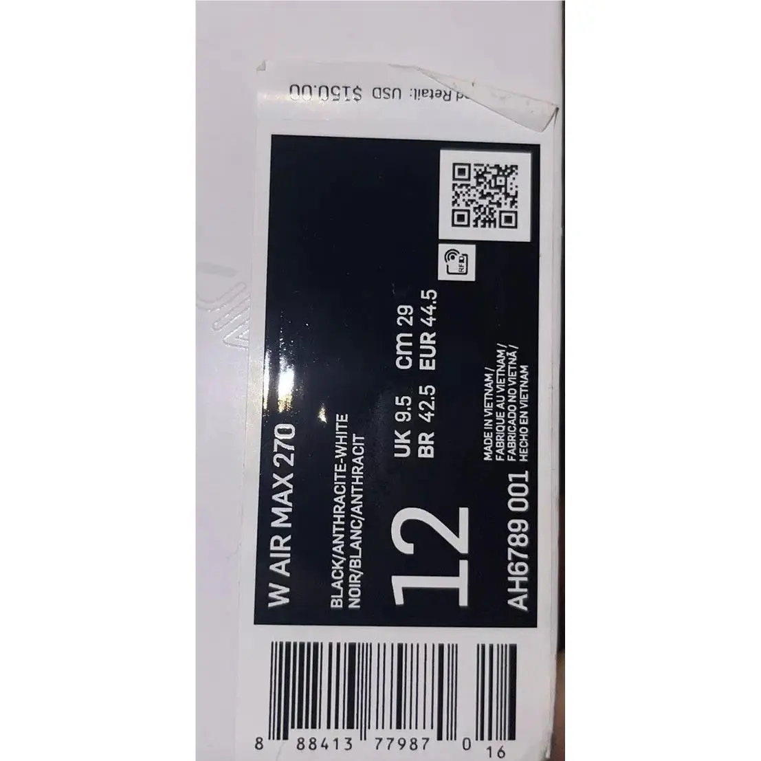 Nike shoes - Nike Air Max 270 - Air Max - Black - Black 0