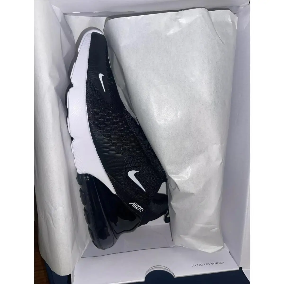 Womens Air Max 270 Size 12 Mens 10.5 Black by Nike