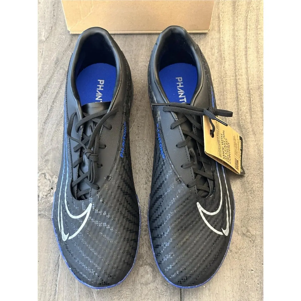 Nike shoes - Nike Phantom GX Academy TF - DD9477-040 - Black Chrome Hyper Royal (UPC: 196608028383) 1