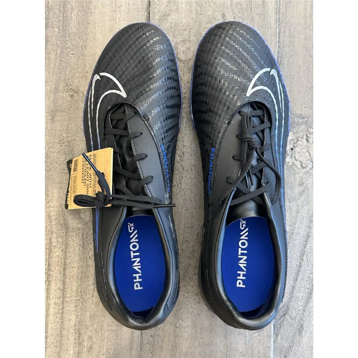 Nike shoes - Nike Phantom GX Academy TF - DD9477-040 - Black Chrome Hyper Royal (UPC: 196608028383) 2