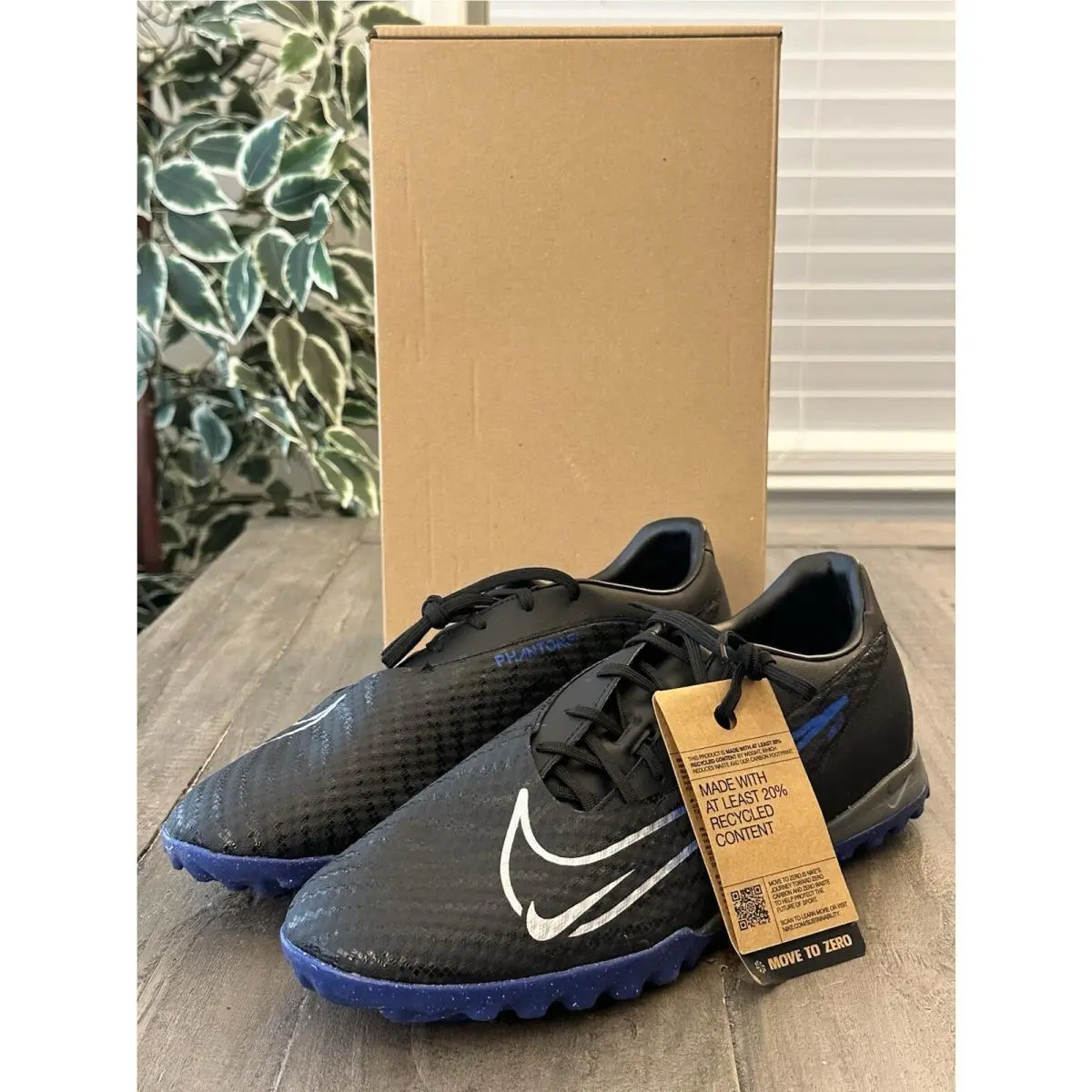 Nike shoes - Nike Phantom GX Academy TF - DD9477-040 - Black Chrome Hyper Royal (UPC: 196608028383) 3