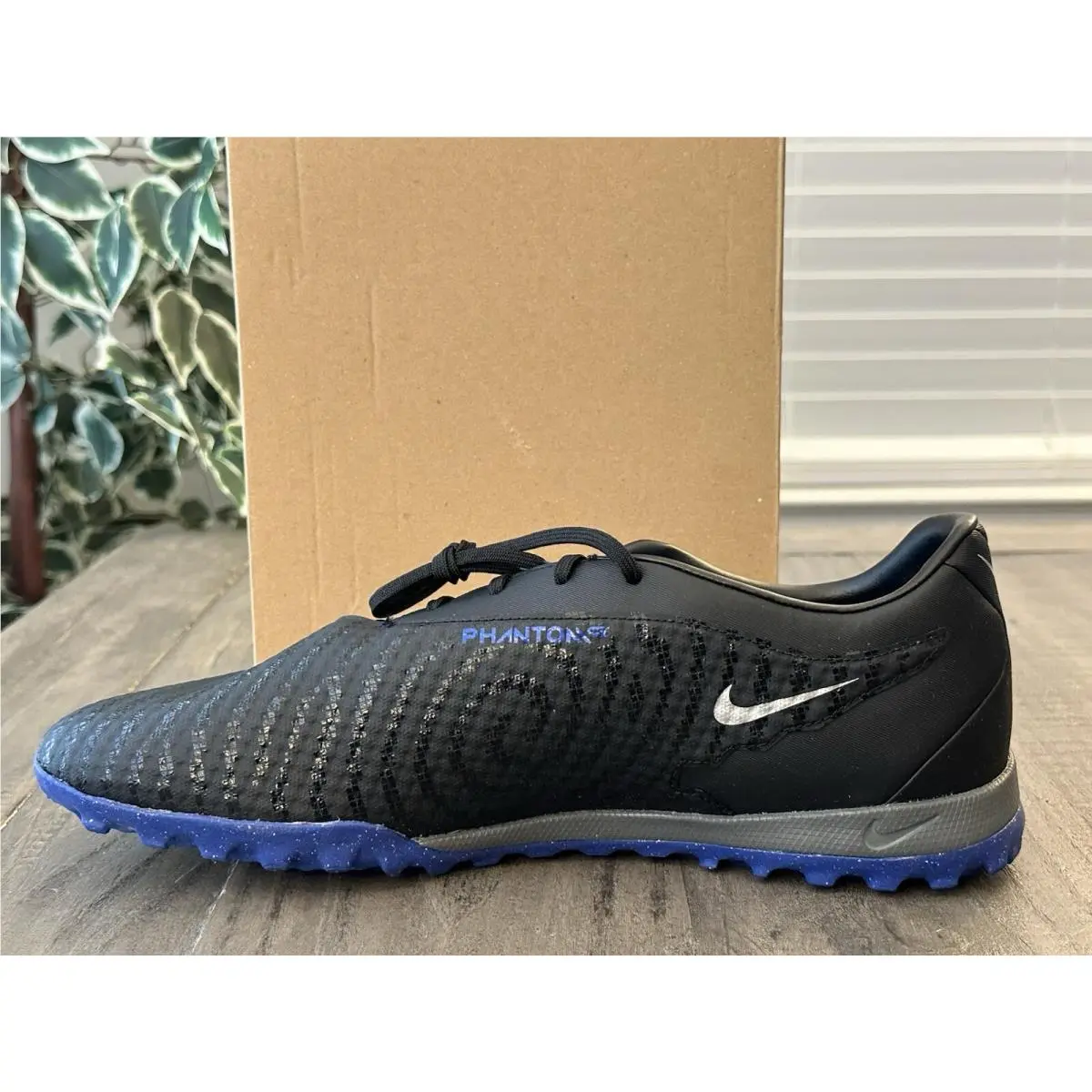 Nike shoes - Nike Phantom GX Academy TF - DD9477-040 - Black Chrome Hyper Royal (UPC: 196608028383) 5