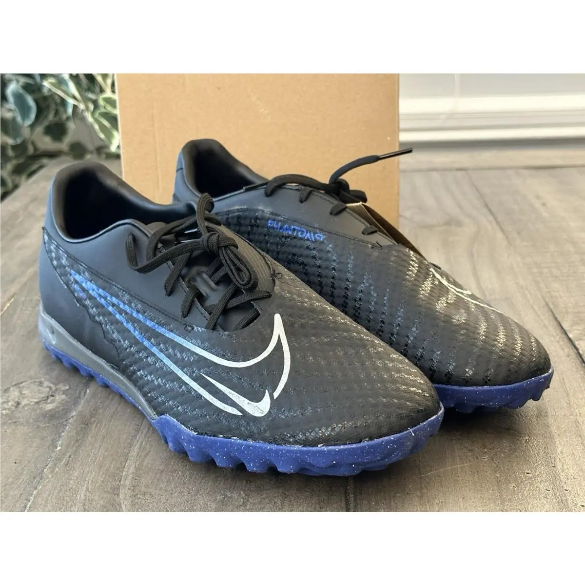 Nike shoes - Nike Phantom GX Academy TF - DD9477-040 - Black Chrome Hyper Royal (UPC: 196608028383) 7