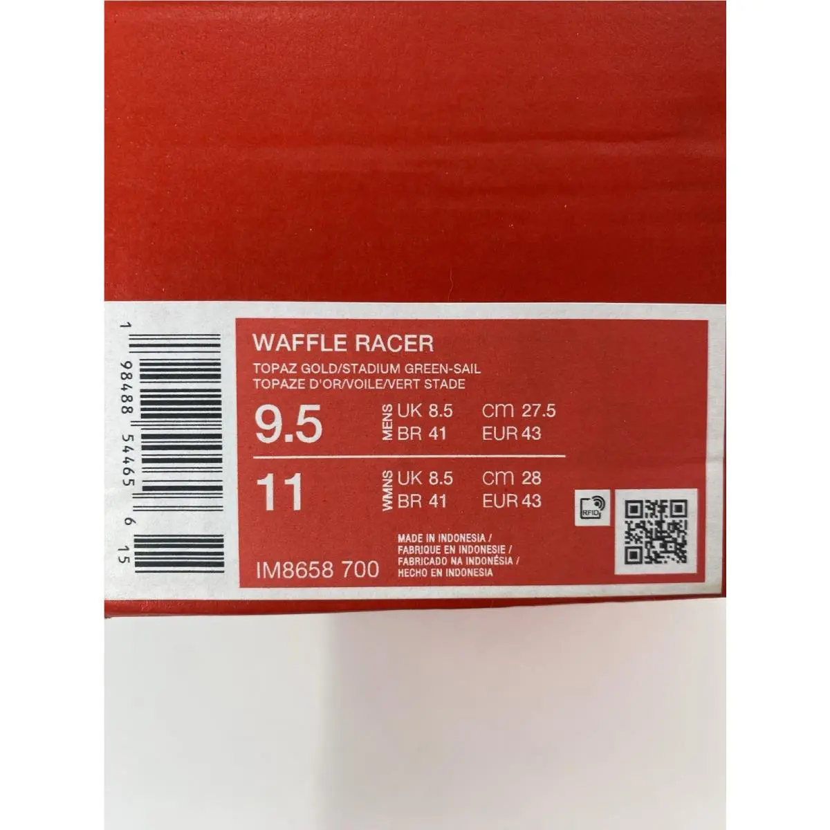 Nike shoes - Nike Waffle Racer - Waffle Racer - IM8658 700 - Topaz Gold/Stadium Green-Sail (UPC: 198488544656) 7