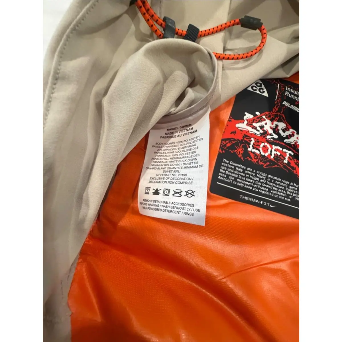 Nike clothing - Nike ACG Lava Flow Therma-Fit ADV - Orange (UPC: 198488829630) 3