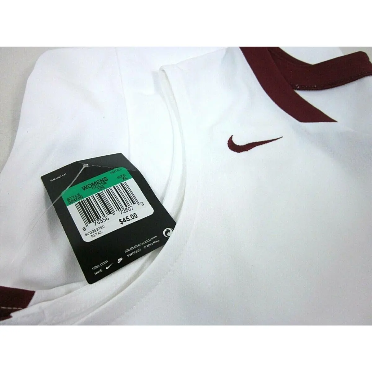 Nike clothing - White (UPC: 676556726079) 1