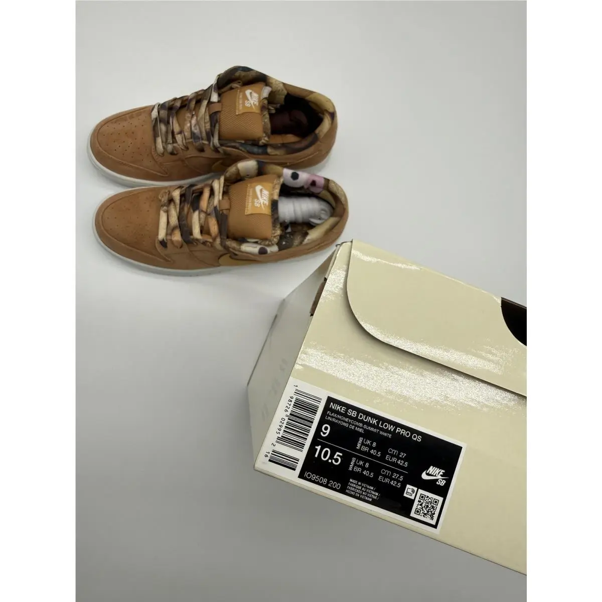 Nike shoes - Nike SB Dunk Low Pro QS - IQ9508-200 - Brown (UPC: 0198726029952) 15