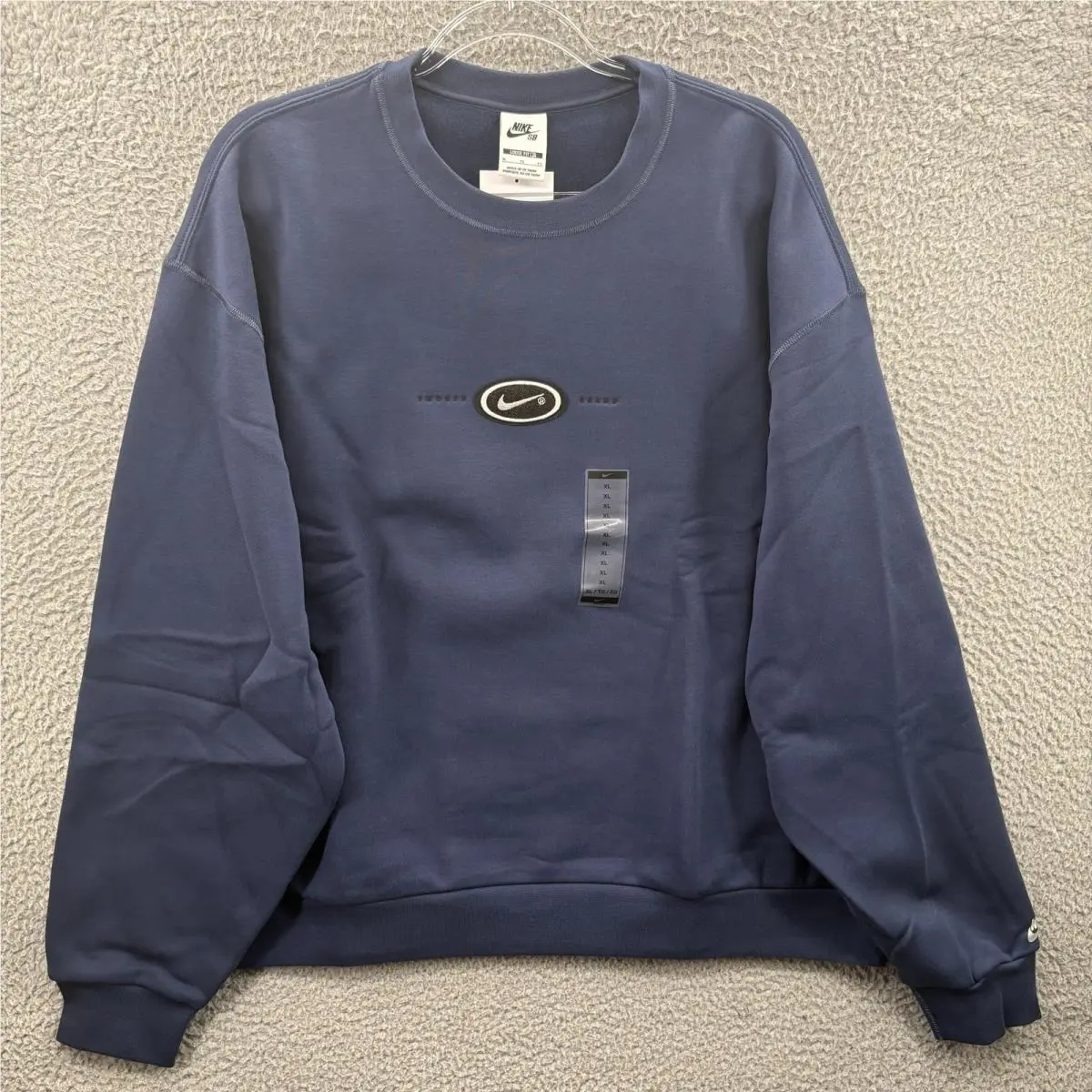 SB x Eric Koston Air Max 95 Crewneck Sweatshirt Navy Blue Mens XL by Nike