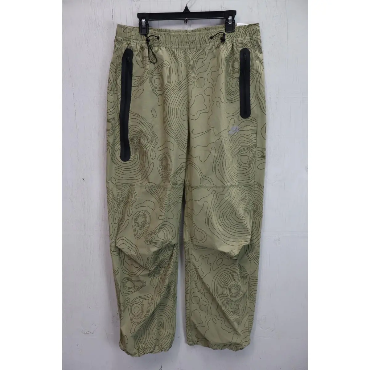 Mens Size L Tech Open-hem Woven Pants Green Brown IM7838-276 by Nike