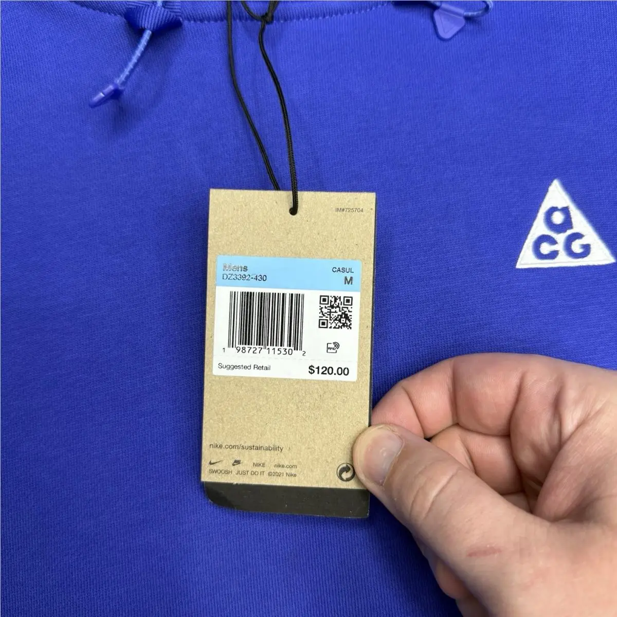 Nike clothing - Blue (UPC: 198485035386) 1