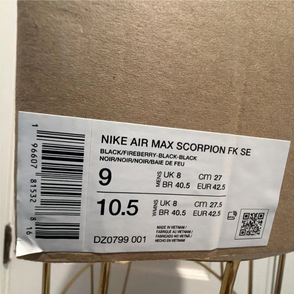 Nike shoes - Nike Air Max Scorpion - Air Max Scorpion - DZ0799-001 - Black 6
