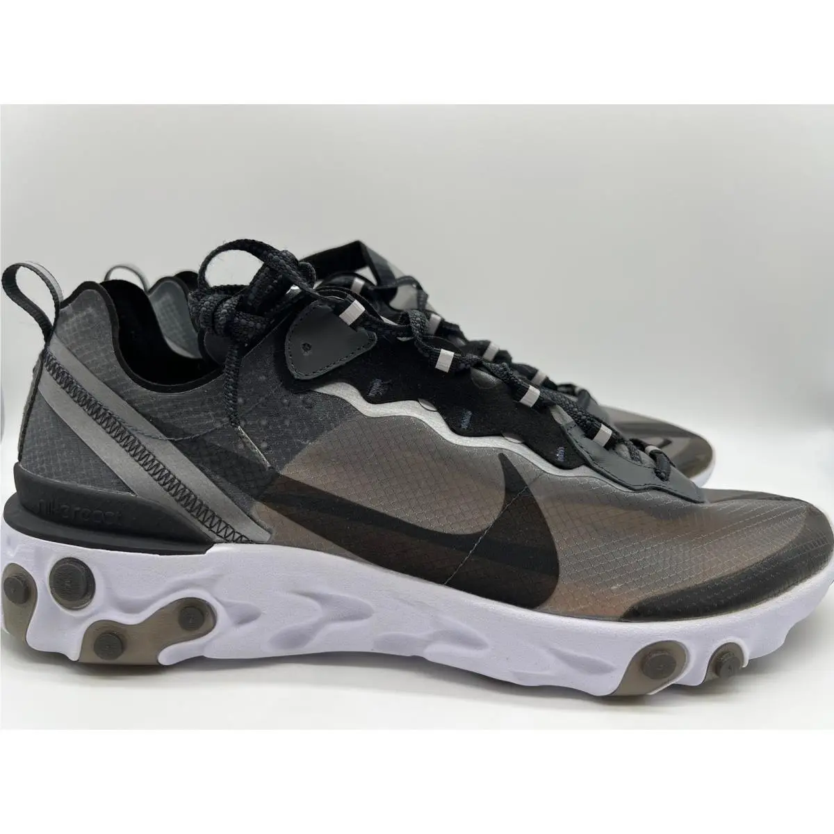 React Element 87 Anthracite Black AQ1090-001 Size 15 by Nike