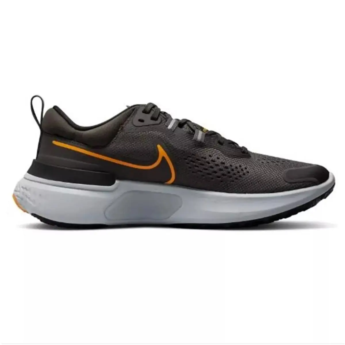 React Miller 2 Nby Mens Running Shoes Ash Gray Orange CW7121 200 Size 13 by Nike