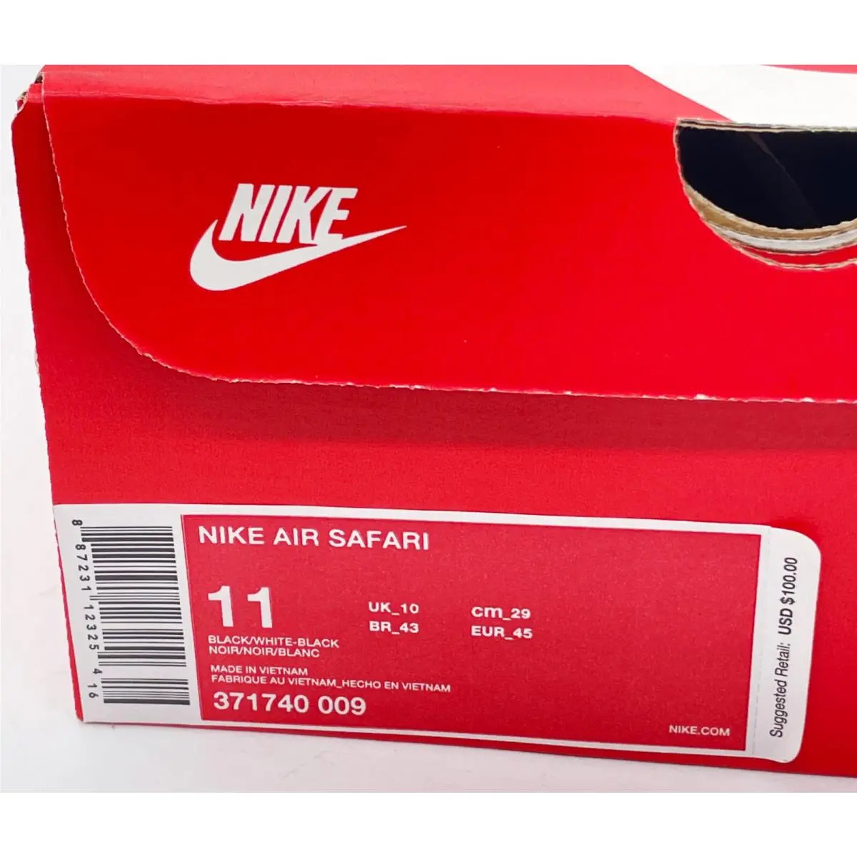 Nike shoes - Air Safari - Air Safari - 371740-009 - Black White 11