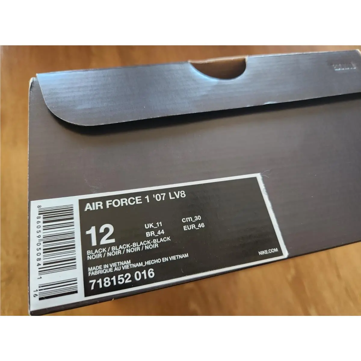 Nike shoes - Nike Air Force 1 `07 LV8 - 718152-016 - Black (UPC: 886059050841) 2