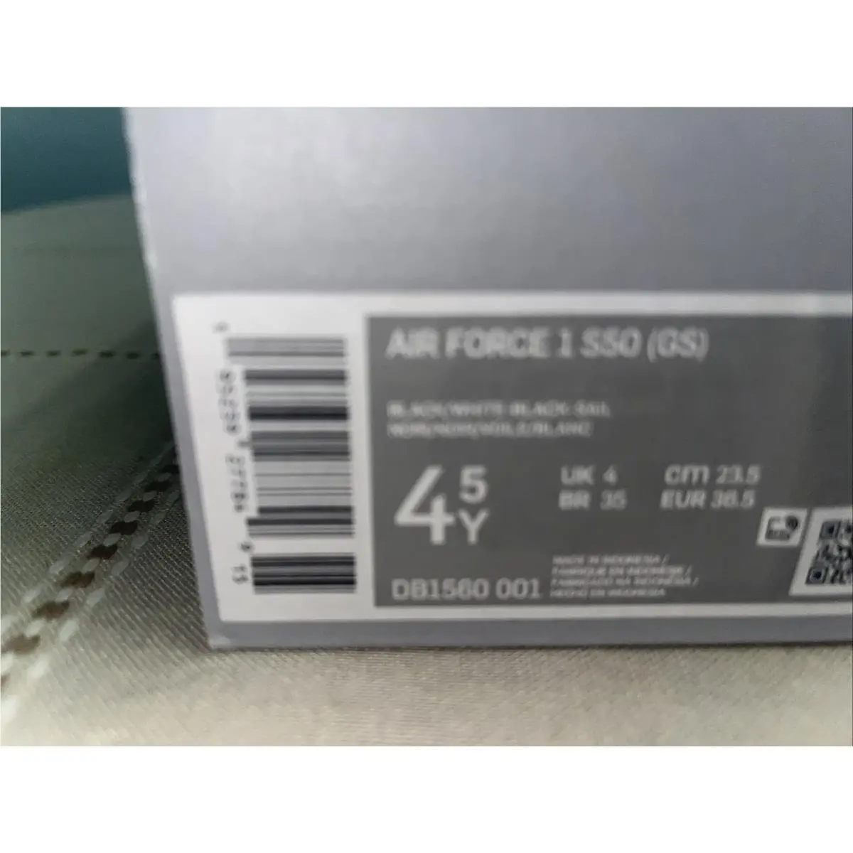 Nike shoes - Nike Air Force 1 - Air Force - DB1560-001 - Black 10