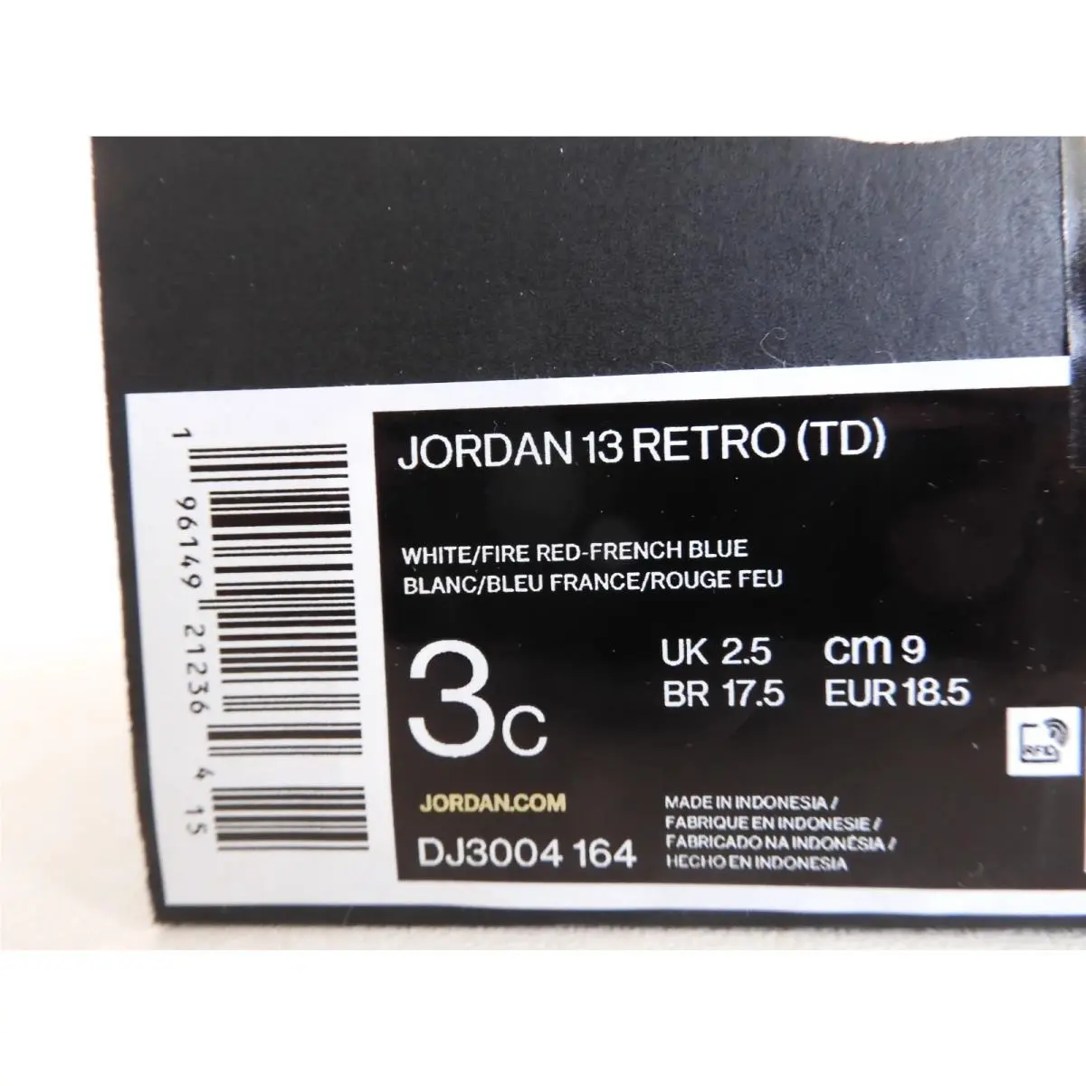Nike shoes - Air Jordan 13 - Air - White (UPC: 196149212364) 3