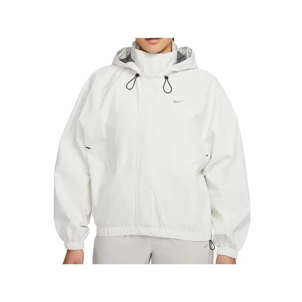 Size S  Women’s Storm-fit Swift Oversized Running Jacket Cream White FB7492 by Nike