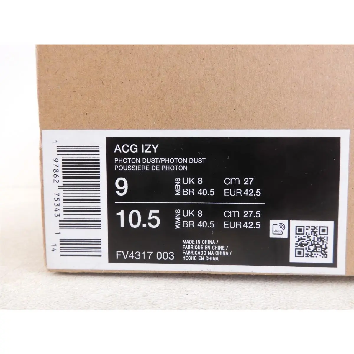 Nike shoes - Nike ACG IZY - ACG IZY - FV4317-003 - Gray (UPC: 197862753431) 7