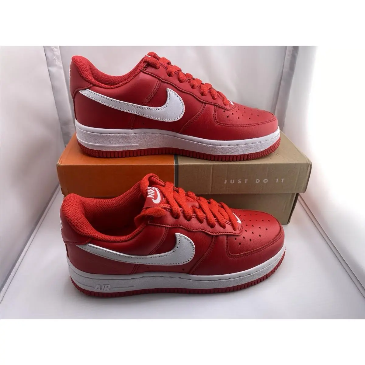 Nike shoes - Nike Air Force 1 - Air Force - Red (UPC: 196156095868) 0