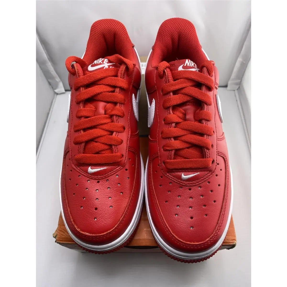 Nike shoes - Nike Air Force 1 - Air Force - Red (UPC: 196156095868) 2