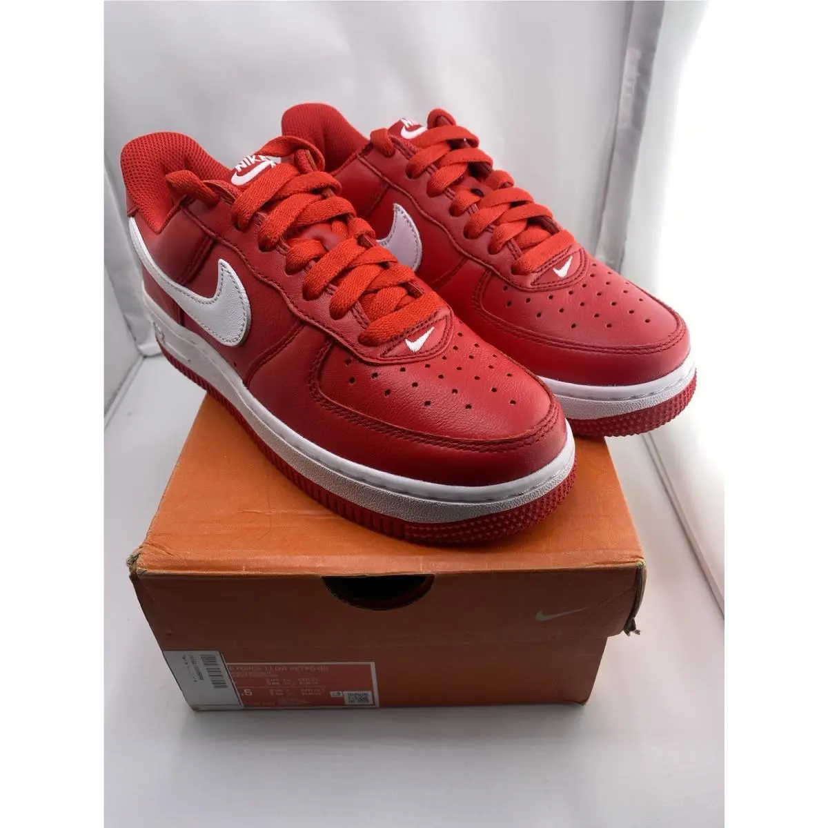 Nike shoes - Nike Air Force 1 - Air Force - Red (UPC: 196156095868) 3