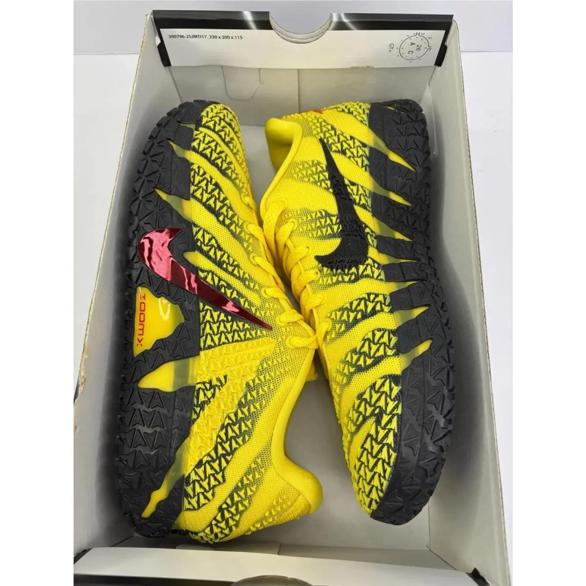 Nike shoes - Nike Ja 3 - HF2793-702 - Tour Yellow/University Red (UPC: 198960653418) 3