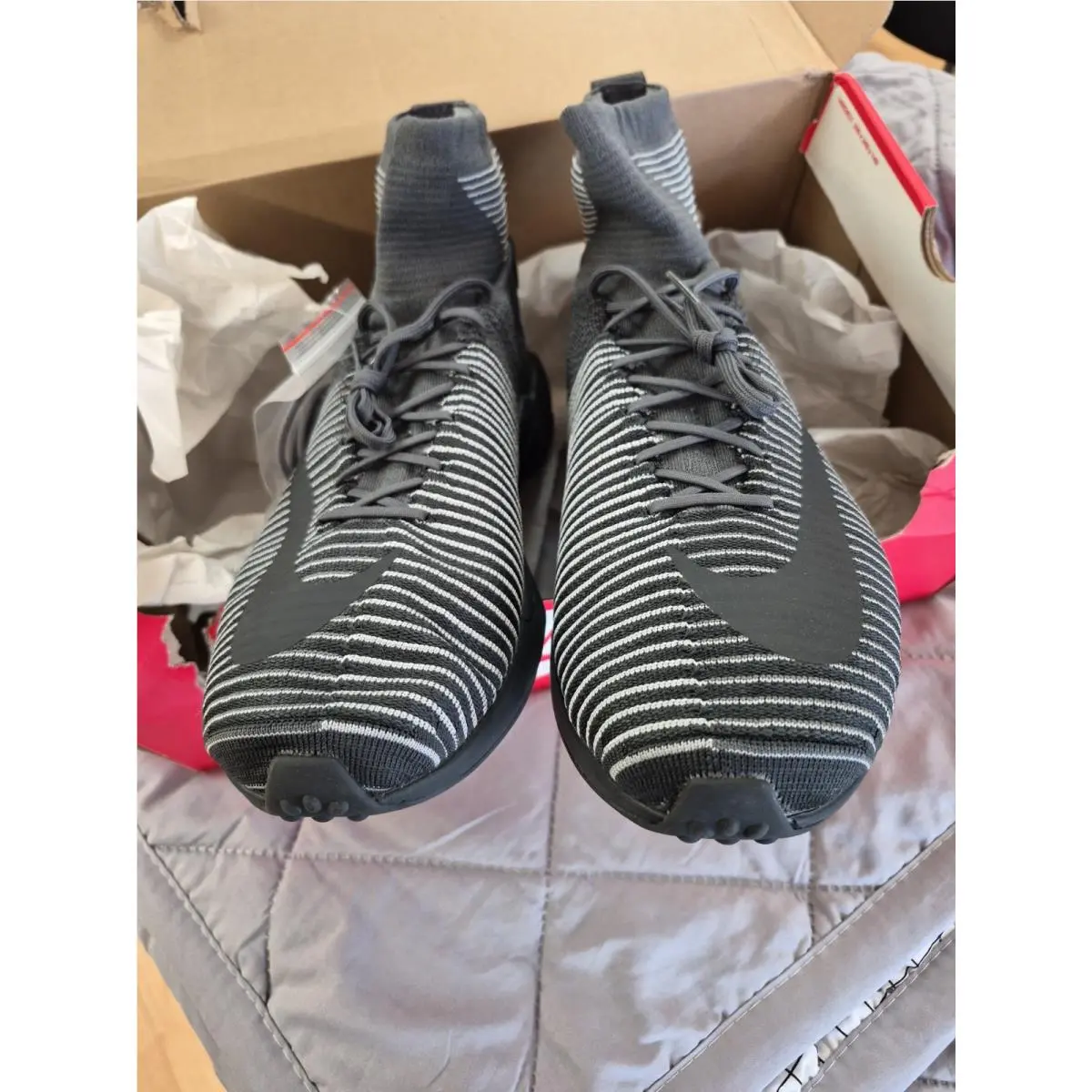 Nike shoes - Nike Air Zoom Mercurial - Air Zoom Mercurial - 852616 100 - Gray (UPC: 885179789280) 4